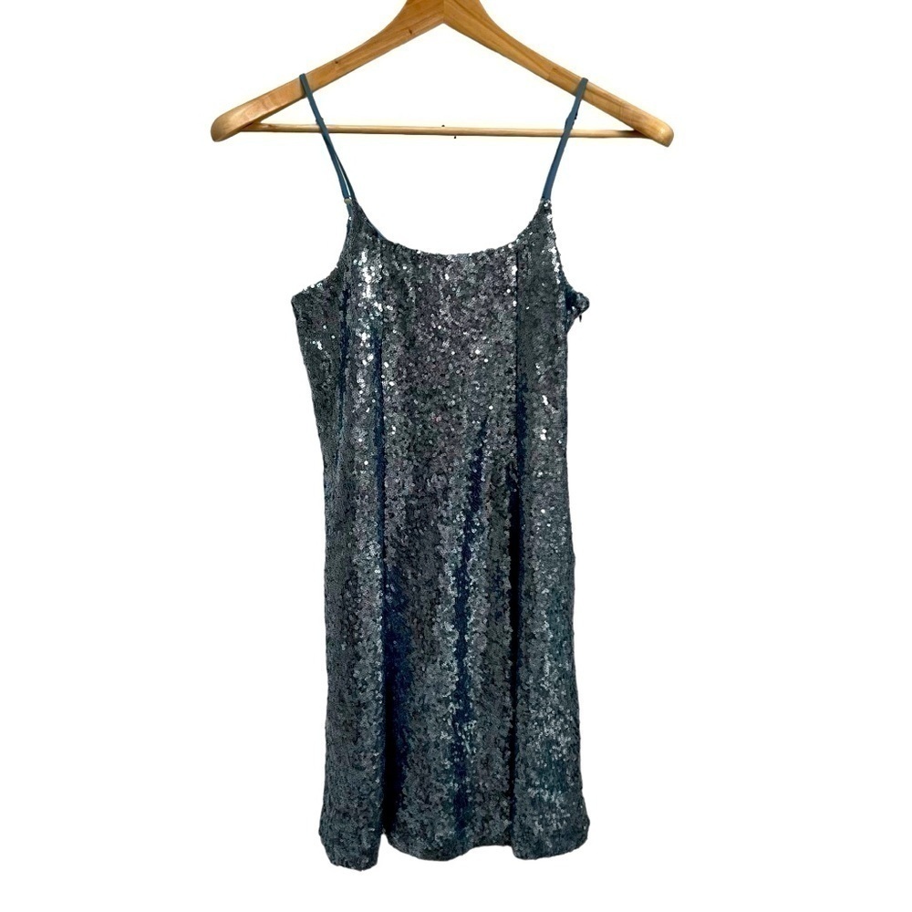 MELROSE & MARKET Sequined Fit & Flare Skater Style dress SZ XXS